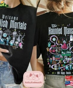 Two Sided Haunted Mansion Comfort Colors Shirt The Map T Shirt Sweatshirt 4