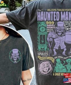 Two Sided Haunted Mansion Shirt Madame Leota T-Shirt Unisex