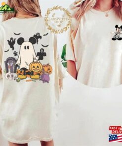 Two Sided Mickey Ghost Halloween Shirt Disneyland Shirts Skeleton Classic Sweatshirt 2 Two Sided Mickey Ghost Halloween Shirt Disneyland Shirts Skeleton Classic Sweatshirt 3