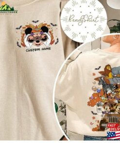 Two Sided Vintage Disney Animal Kingdom Halloween Shirt Retro Mickey And Friends Safari Mode Sweatshirt Classic