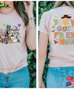 Two Sided Vintage Disney Toy Story Halloween You've Got A Friend In Me Shirt T-Shirt Sweatshirt 2 Two Sided Vintage Disney Toy Story Halloween Youve Got A Friend In Me Shirt T Shirt Sweatshirt 3