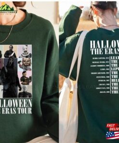 Two Sided Vintage Halloween Characters The Horror Tour Sweatshirt Universal Studios Nights 2023 Hoodie Classic 3 Two Sided Vintage Halloween Characters The Horror Tour Sweatshirt Universal Studios Nights 2023 Hoodie Classic 4
