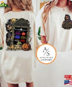Two Sided Vintage Universal Studios Halloween Horror Nights 2023 Shirt Movie Character Costume Unisex Classic 3