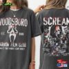 Two Sided Woodsboro Scream Shirt Retro Film Club Comfort Colors Unisex Sweatshirt
