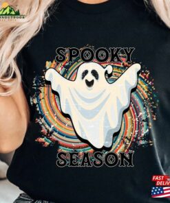 Uniisex Retro Halloween T Shirt Ghost Unisex Classic