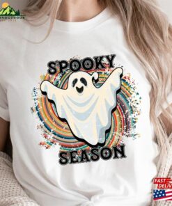 Uniisex Retro Halloween T Shirt Ghost Unisex Classic 2 Uniisex Retro Halloween T Shirt Ghost Unisex Classic 3