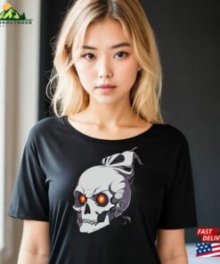 Unique Halloween Skull Design For T-Shirts Stickers Keychain Sweatshirt Hoodie