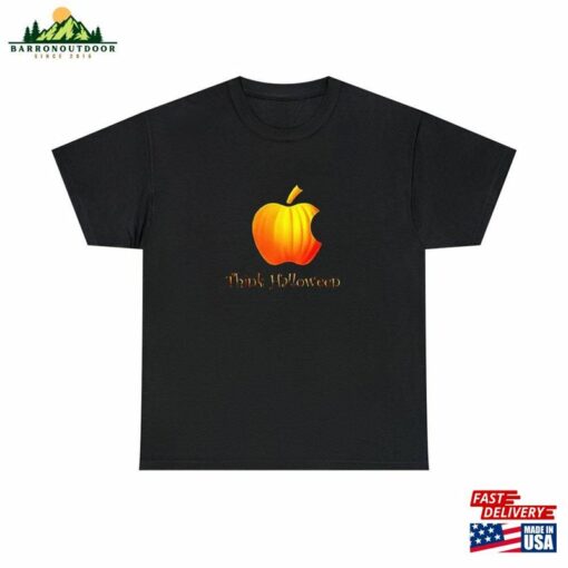 Unisex Apple Style Quot Think Halloween T-Shirt Hoodie Sweatshirt