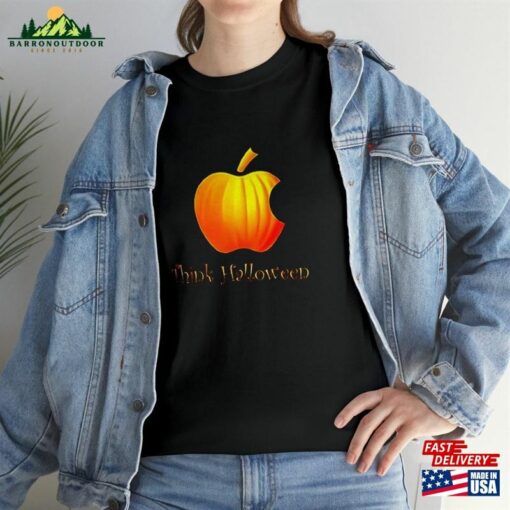 Unisex Apple Style Quot Think Halloween T-Shirt Hoodie Sweatshirt