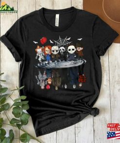 Universal Studios Halloween Horror Nights Shirts Trick Or Treat Scary Movie Characters Shirt T-Shirt Unisex Universal Studios Halloween Horror Nights Shirts Trick Or Treat Scary Movie Characters Shirt T-Shirt Unisex