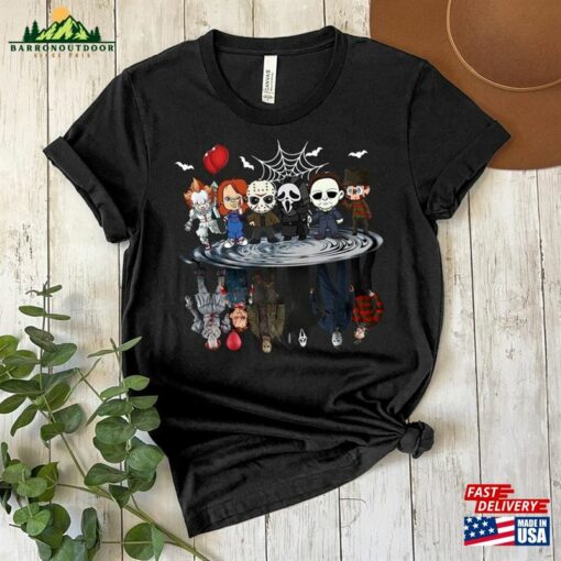 Universal Studios Halloween Horror Nights Shirts Trick Or Treat Scary Movie Characters Shirt T-Shirt Unisex