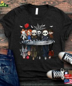 Universal Studios Halloween Horror Nights Shirts Trick Or Treat Scary Movie Characters Shirt T-Shirt Unisex