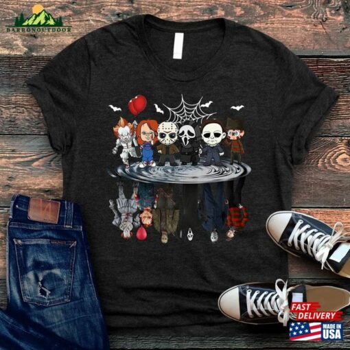 Universal Studios Halloween Horror Nights Shirts Trick Or Treat Scary Movie Characters Shirt T-Shirt Unisex