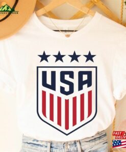Usa Women’s Soccer Logo Shirt World Cup United States Supporter American T-Shirt Hoodie