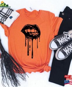 Vampire Lips Shirt Halloween Hoodie Sweatshirt 4