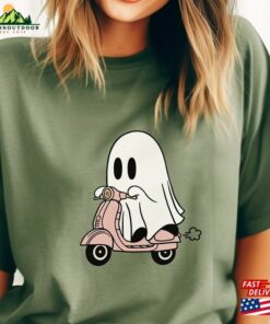 Vespa Enthusiast Comfort Colors® Large Design Halloween Or Fall T-Shirt Unisex Sweatshirt