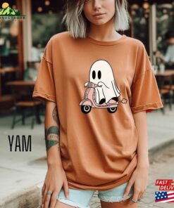 Vespa Enthusiast Comfort Colors(r) Large Design Halloween Or Fall T Shirt Unisex Sweatshirt 4