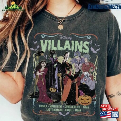 Villain Shirt Halloween Bad Girls Villains Sweatshirt Unisex