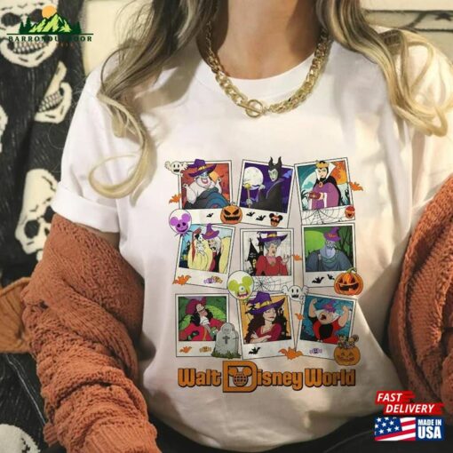 Villains Disneyland Halloween 2023 Shirt Ursula Maleficent Evil Queen Tee Mickey’s Not So Scary Trick Or Treat Sweatshirt Unisex