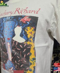 Vintage 1990 Zachary Richard Louisiana Zydeco Pop Art Graphic Rock Concert Tour 80S 90S Single Stitch Music Fan Band Tee T Shirt Sweatshirt T-Shirt 2 Vintage 1990 Zachary Richard Louisiana Zydeco Pop Art Graphic Rock Concert Tour 80S 90S Single Stitch Music Fan Band Tee T Shirt Sweatshirt T Shirt 3