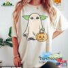 Vintage Baby Yoda Ghost Comfort Colors Shirt Halloween Star Wars Unisex Classic