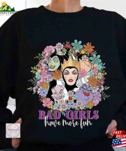 Vintage Bad Girls Have More Fun Sweater Villains Witches Disney Maching Unisex T-Shirt
