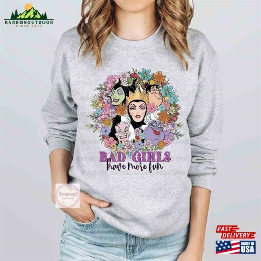 Vintage Bad Girls Have More Fun Sweater Villains Witches Disney Maching Unisex T-Shirt