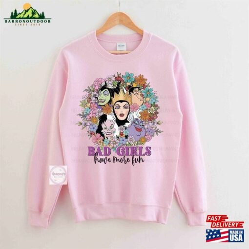 Vintage Bad Girls Have More Fun Sweater Villains Witches Disney Maching Unisex T-Shirt