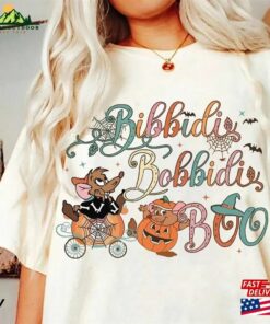 Vintage Bibbidi Bobbidi Boo Comfort Color Shirt Jaq And Gus Halloween Disney Princess T-Shirt Hoodie