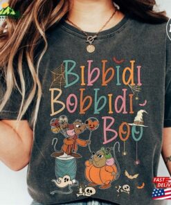 Vintage Bibbidi Bobbidi Boo Halloween Shirt Jaq And Gus Disney Cinderella Unisex Sweatshirt