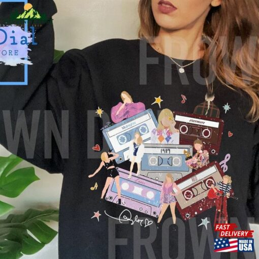 Vintage Cassette Taylor Shirt Album Unisex Sweatshirt