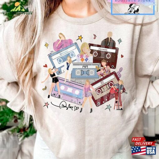 Vintage Cassette Taylor Shirt Album Unisex Sweatshirt