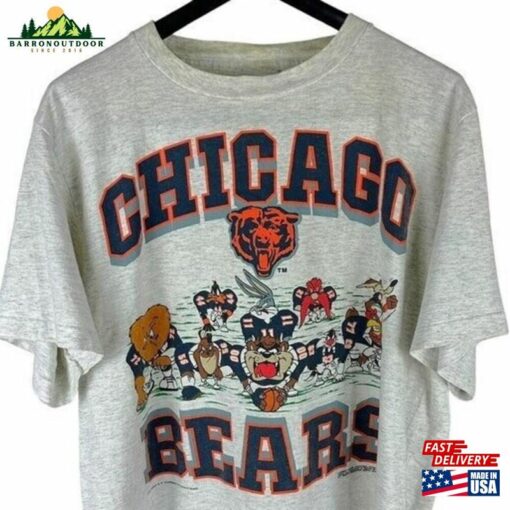 Vintage Chicago Football Looney Tunes Shirt Bears Nfl T-Shirt Classic