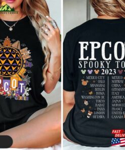 Vintage Disney Epcot Spooky Tour Two Sided Shirt Family Halloween Sweatshirt Classic 3