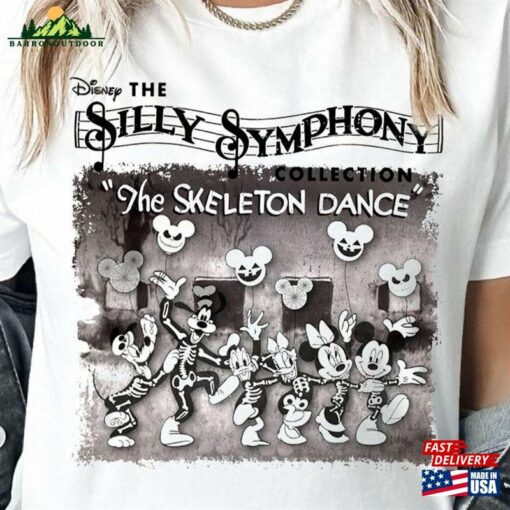 Vintage Disney Friend Silly Symphony Halloween Shirt Mickey And Friends 2023 Party Sweatshirt Unisex