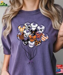 Vintage Disney Halloween Balloons Shirt Spooky Season Mickey Not So Scary T-Shirt Sweatshirt