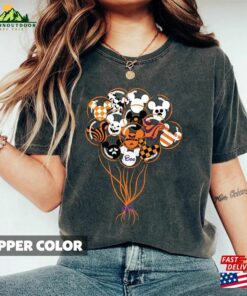 Vintage Disney Halloween Balloons Shirt Spooky Season Mickey Not So Scary T Shirt Sweatshirt 3