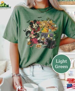 Vintage Disney Halloween Comfort Color Shirts Shirt Retro Mickey And Friends Hoodie Classic