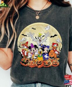 Vintage Disney Halloween Comfort Colors Shirt Matching Mickey Minnie And Friends T-Shirt Sweatshirt