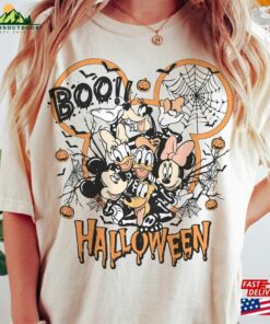 Vintage Disney Halloween Comfort Colors Shirt Mickey And Friends Party 2023 Unisex Classic Vintage Disney Halloween Comfort Colors Shirt Mickey And Friends Party 2023 Unisex Classic