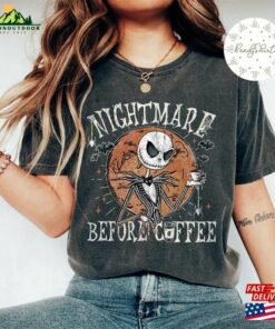 Vintage Disney Halloween Jack Skellington Nightmare Before Coffee Shirt Retro The Christmas Sweatshirt Hoodie 3