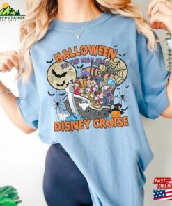 Vintage Disney Halloween On The High Seas 2023 Shirt Cruise Sweatshirt Hoodie 4