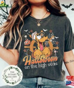 Vintage Disney Halloween On The High Seas Shirt Mickey And Friends Cruise Wish Dream Unisex Classic 3