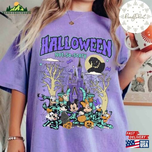 Vintage Disney Halloween Oogie Boogie Shirt Retro Mickey And Friends Skeleton Pumpkin Classic Hoodie