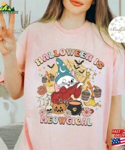 Vintage Disney Halloween The Aristocats Marie Fantasia Is Meowgical Shirt Retro Cataholic Cat Pumpkin Tee Unisex Hoodie