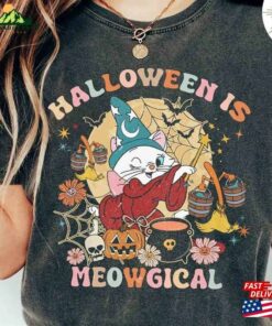Vintage Disney Halloween The Aristocats Marie Fantasia Is Meowgical Shirt Retro Cataholic Cat Pumpkin Tee Unisex Hoodie