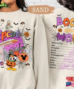 Vintage Disney Mickey And Friends Epcot Halloween Shirt Boozin Around The World 2023 Sweatshirt Unisex Vintage Disney Mickey And Friends Epcot Halloween Shirt Boozin Around The World 2023 Sweatshirt Unisex