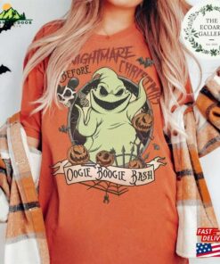 Vintage Disney Oogie Boogie Bash Shirt Retro The Nightmare Before Christmas Halloween Pumpkin Sweatshirt Classic