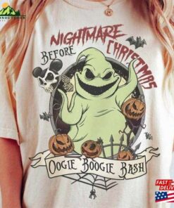Vintage Disney Oogie Boogie Bash Shirt Retro The Nightmare Before Christmas Halloween Pumpkin Sweatshirt Classic