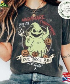 Vintage Disney Oogie Boogie Bash Shirt Retro The Nightmare Before Christmas Halloween Pumpkin Sweatshirt Classic 4